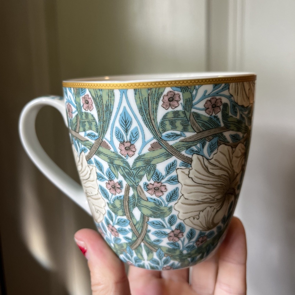 Fine China William Morris Pimpernel Large Mug The Leonard Collection